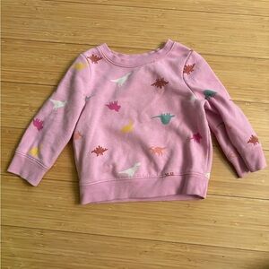 Cat & Jack Pink Dinosaur Sweater